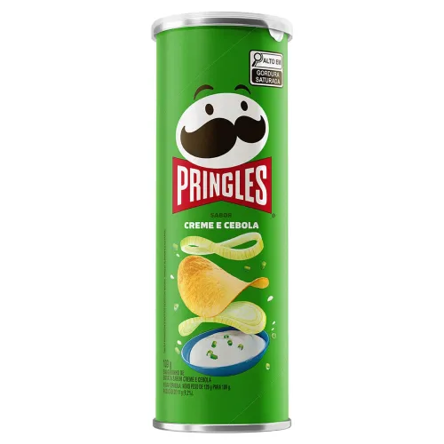 Salgadinho De Batata Creme E Cebola Pringles Tubo 141G